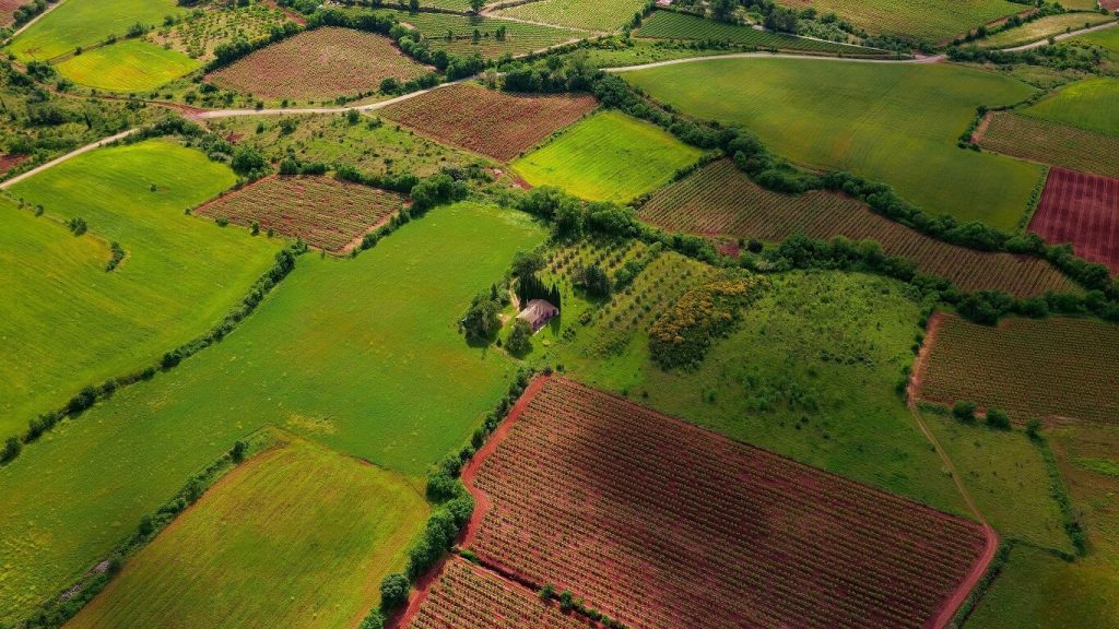 Terrenos vistos desde arriba